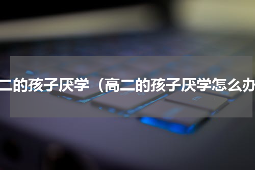 高二的孩子厌学（高二的孩子厌学怎么办）