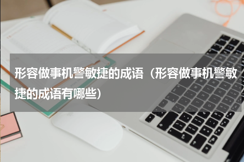形容做事机警敏捷的成语（形容做事机警敏捷的成语有哪些）