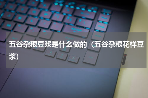 五谷杂粮豆浆是什么做的（五谷杂粮花样豆浆）