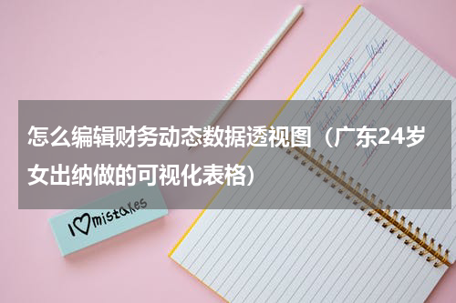 怎么编辑财务动态数据透视图（广东24岁女出纳做的可视化表格）