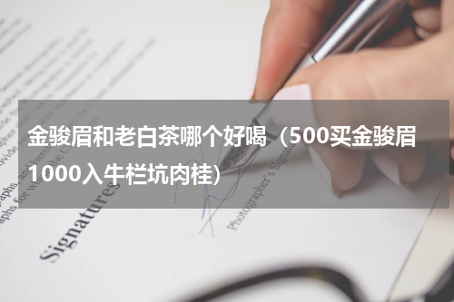 金骏眉和老白茶哪个好喝（500买金骏眉1000入牛栏坑肉桂）