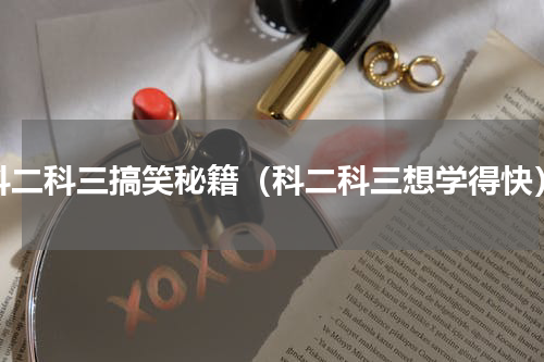 科二科三搞笑秘籍（科二科三想学得快）