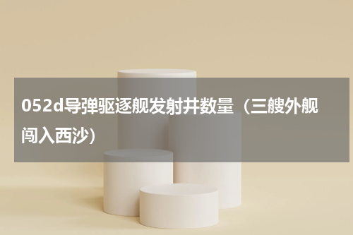 052d导弹驱逐舰发射井数量（三艘外舰闯入西沙）