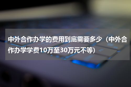中外合作办学的费用到底需要多少（中外合作办学学费10万至30万元不等）