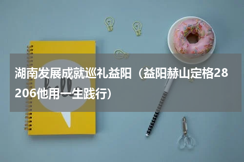 湖南发展成就巡礼益阳（益阳赫山定格28206他用一生践行）