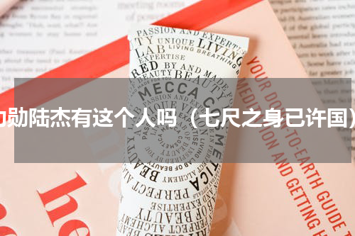 功勋陆杰有这个人吗（七尺之身已许国）
