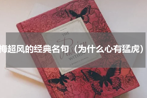 梅超风的经典名句（为什么心有猛虎）