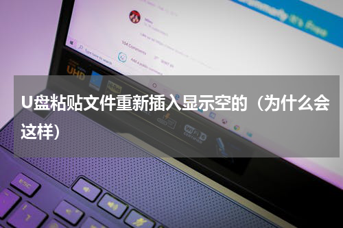 U盘粘贴文件重新插入显示空的（为什么会这样）