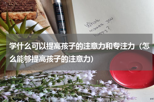 学什么可以提高孩子的注意力和专注力（怎么能够提高孩子的注意力）