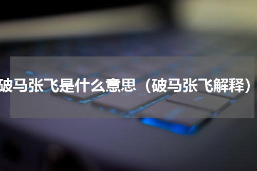 破马张飞是什么意思（破马张飞解释）
