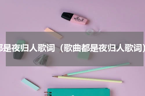 都是夜归人歌词（歌曲都是夜归人歌词）