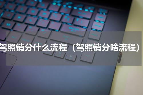 驾照销分什么流程（驾照销分啥流程）