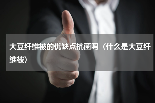 大豆纤维被的优缺点抗菌吗（什么是大豆纤维被）