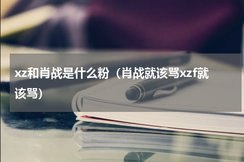 xz和肖战是什么粉（肖战就该骂xzf就该骂）
