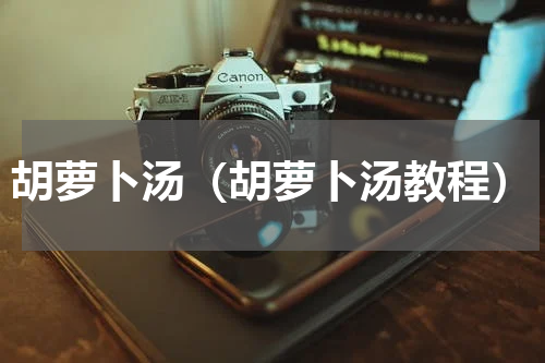 胡萝卜汤（胡萝卜汤教程）
