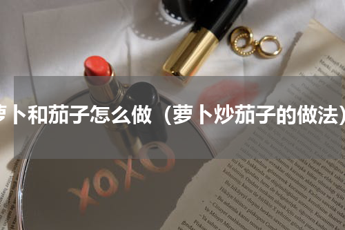 萝卜和茄子怎么做（萝卜炒茄子的做法）