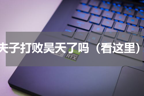 夫子打败昊天了吗（看这里）