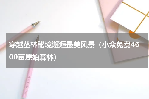 穿越丛林秘境邂逅最美风景（小众免费4600亩原始森林）