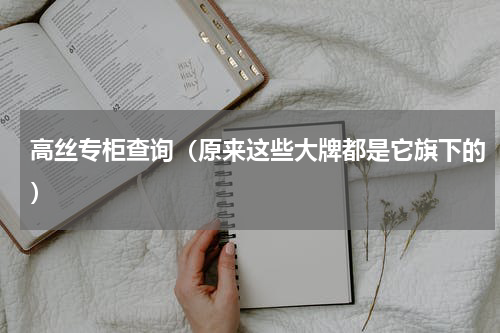 高丝专柜查询（原来这些大牌都是它旗下的）