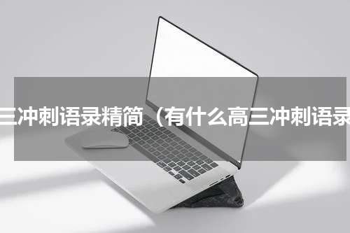 高三冲刺语录精简（有什么高三冲刺语录）