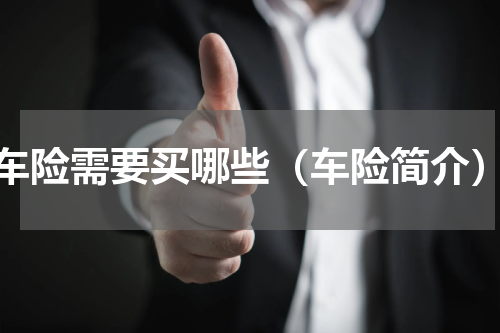 车险需要买哪些（车险简介）
