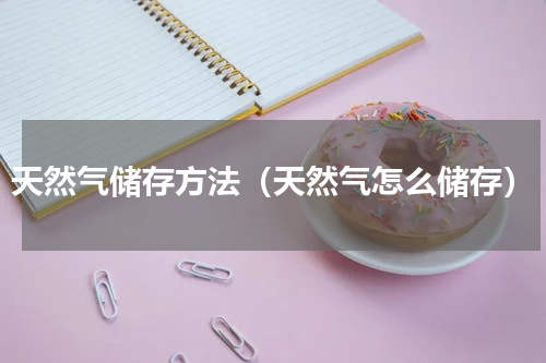 天然气储存方法（天然气怎么储存）