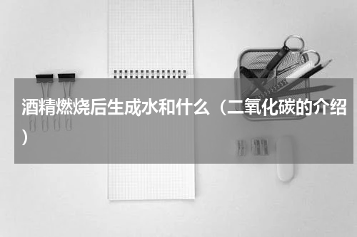 酒精燃烧后生成水和什么（二氧化碳的介绍）