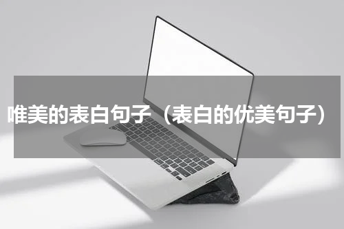 唯美的表白句子（表白的优美句子）