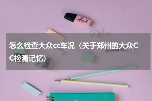 怎么检查大众cc车况（关于郑州的大众CC检测记忆）