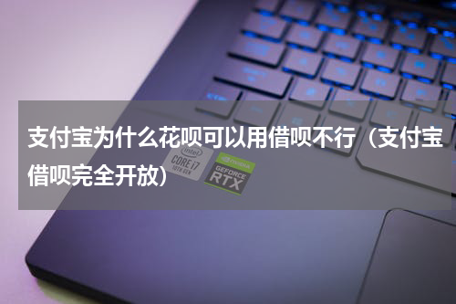 支付宝为什么花呗可以用借呗不行（支付宝借呗完全开放）