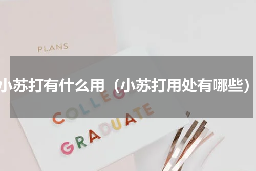 小苏打有什么用（小苏打用处有哪些）