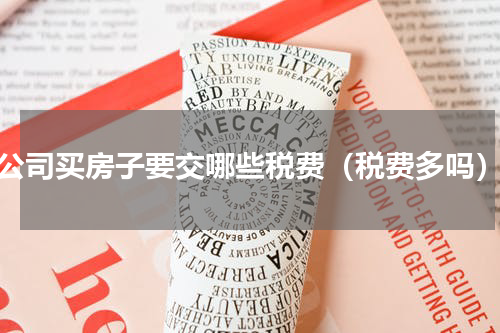 公司买房子要交哪些税费（税费多吗）