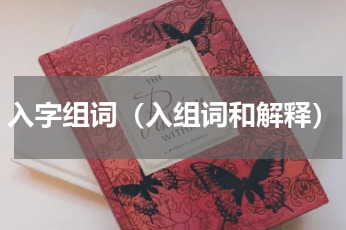 入字组词（入组词和解释）