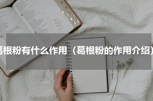 葛根粉有什么作用（葛根粉的作用介绍）