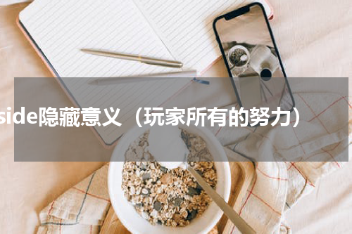 inside隐藏意义（玩家所有的努力）