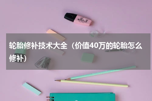轮胎修补技术大全（价值40万的轮胎怎么修补）