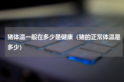 猪体温一般在多少是健康（猪的正常体温是多少）