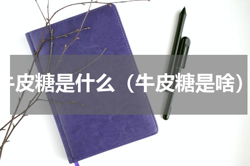 牛皮糖是什么（牛皮糖是啥）
