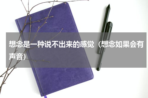 想念是一种说不出来的感觉（想念如果会有声音）