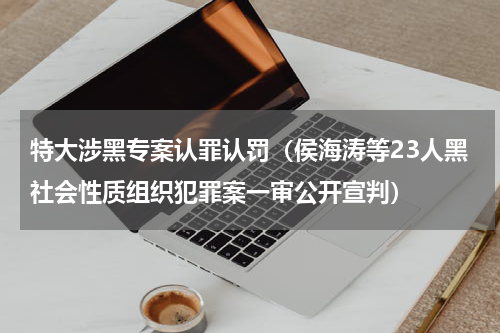 特大涉黑专案认罪认罚（侯海涛等23人黑社会性质组织犯罪案一审公开宣判）