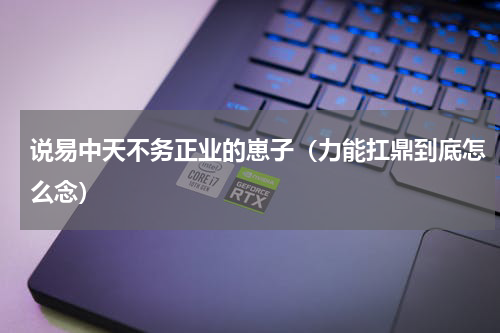 说易中天不务正业的崽子（力能扛鼎到底怎么念）