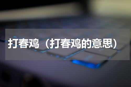 打春鸡（打春鸡的意思）