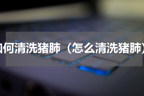 如何清洗猪肺（怎么清洗猪肺）