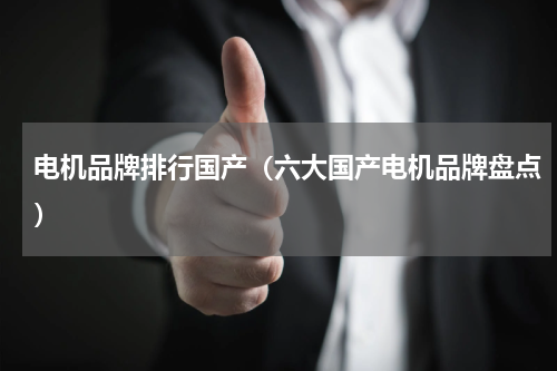 电机品牌排行国产（六大国产电机品牌盘点）