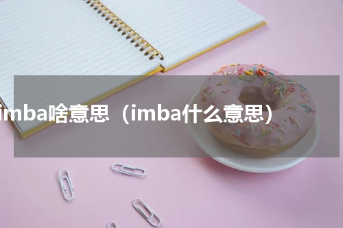 imba啥意思（imba什么意思）