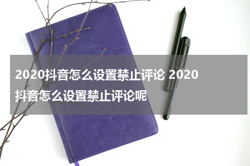 2020抖音怎么设置禁止评论 2020抖音怎么设置禁止评论呢