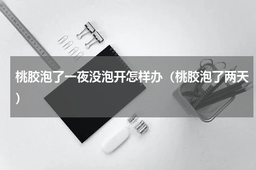 桃胶泡了一夜没泡开怎样办（桃胶泡了两天）