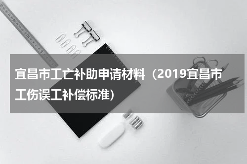 宜昌市工亡补助申请材料（2019宜昌市工伤误工补偿标准）