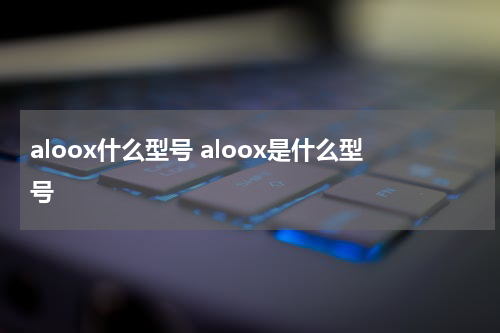aloox什么型号 aloox是什么型号