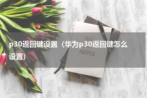 p30返回键设置（华为p30返回键怎么设置）